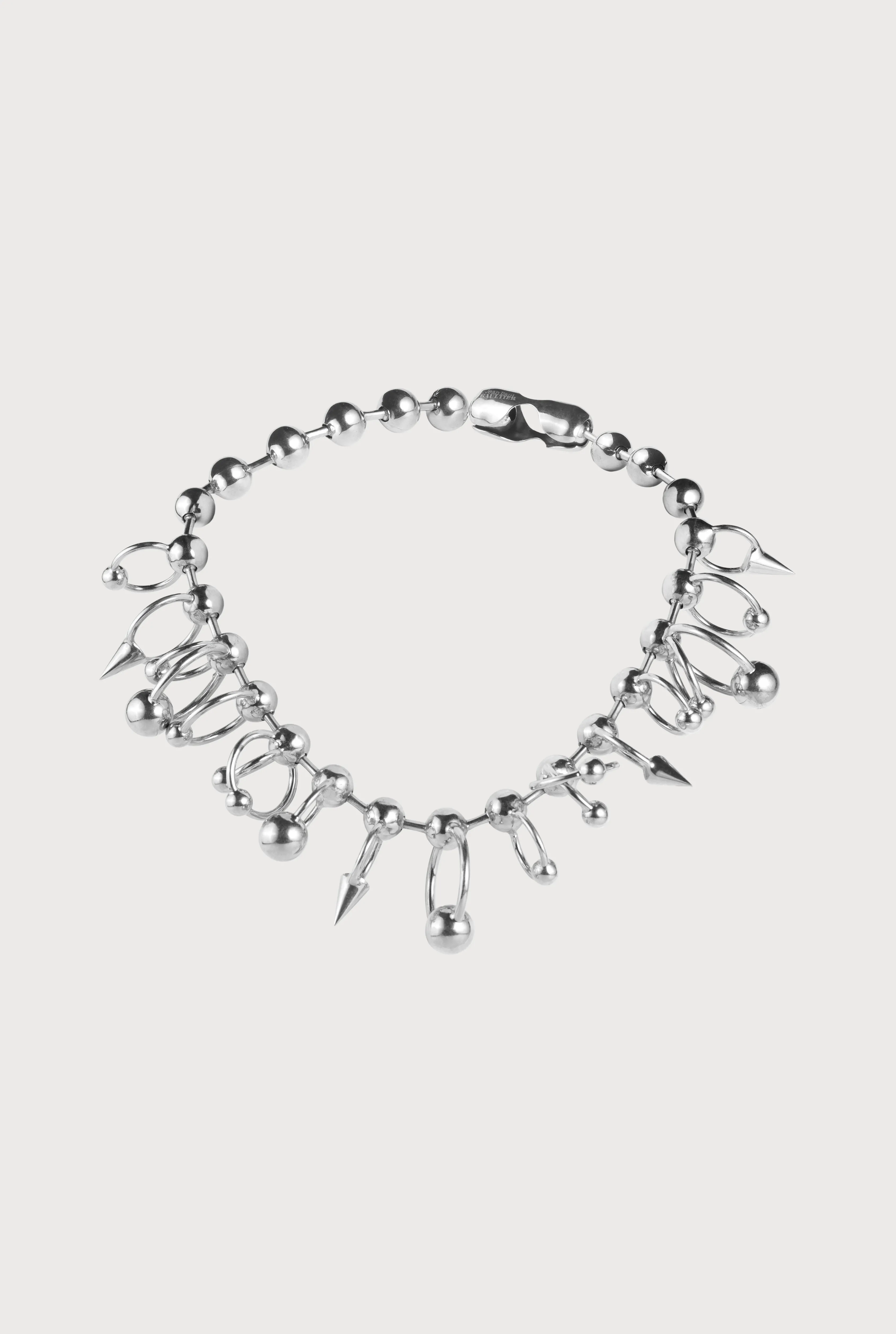 Jean Paul The Ball Necklace Silver Discount