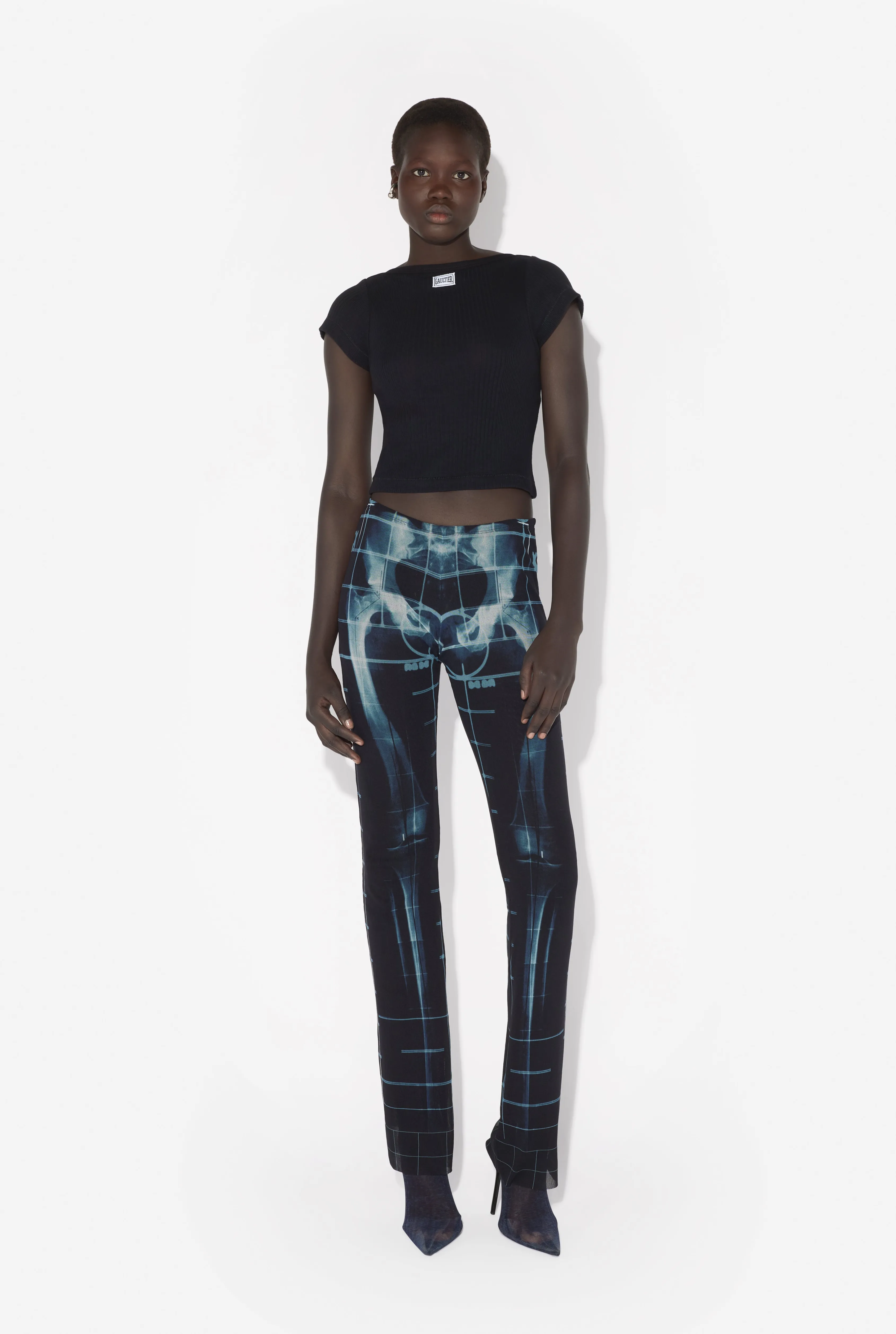 Jean Paul The Black Squeletor Pants Noir/Marine/Bleuclair Cheap