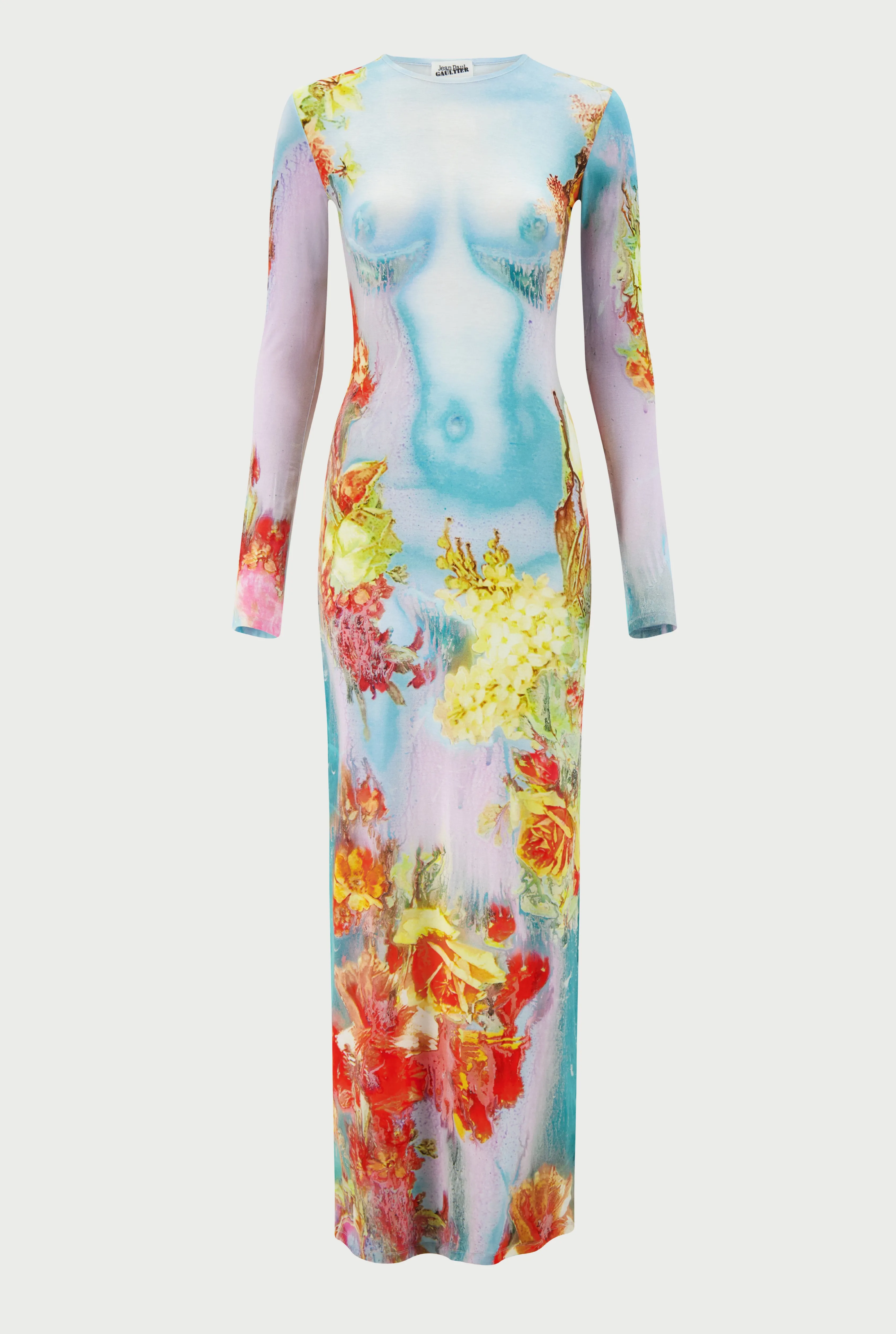 Jean Paul The Blue Body Flower Dress Blue/Yellow Store