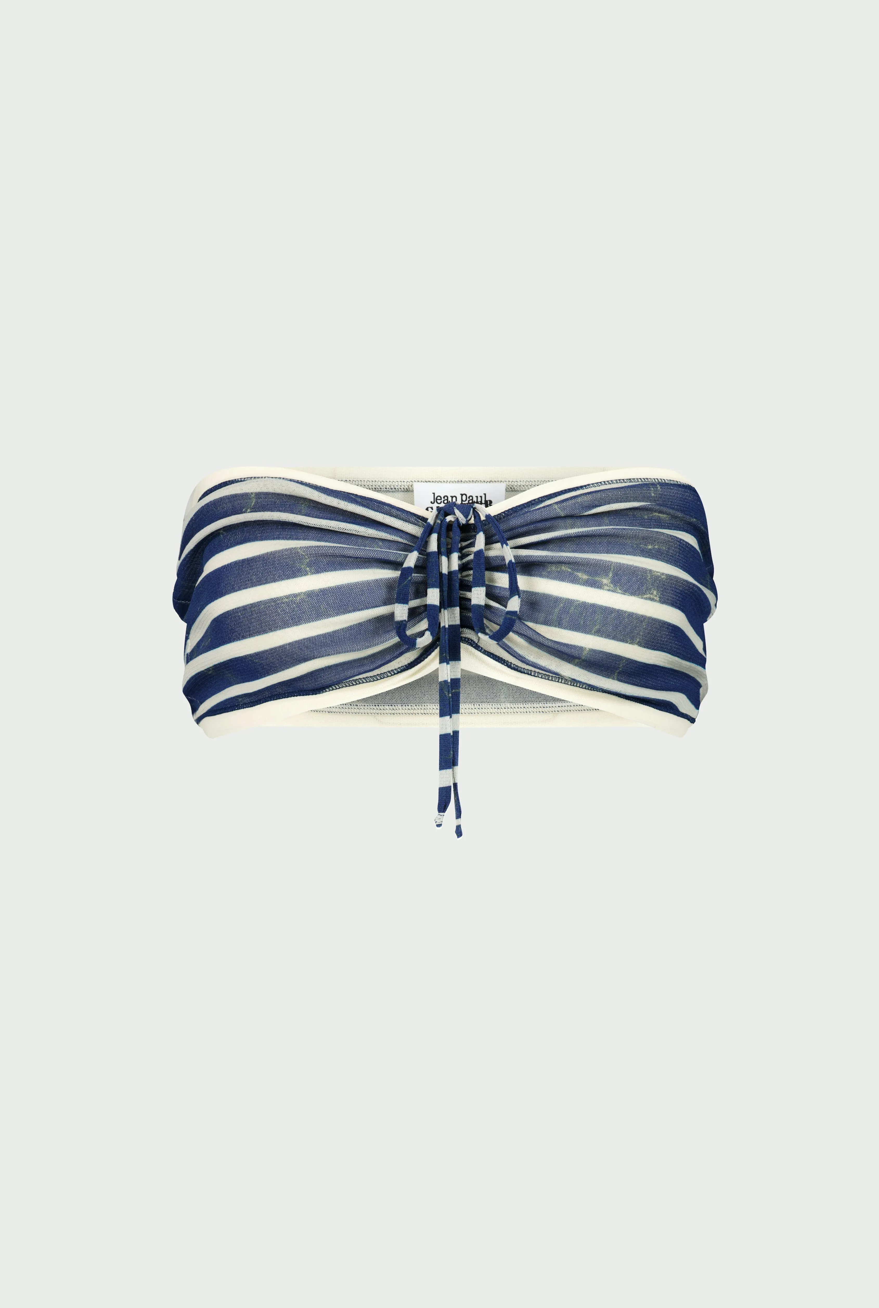 Jean Paul The Blue “Crackling” Sailor Bandeau Ecru/Blue Shop