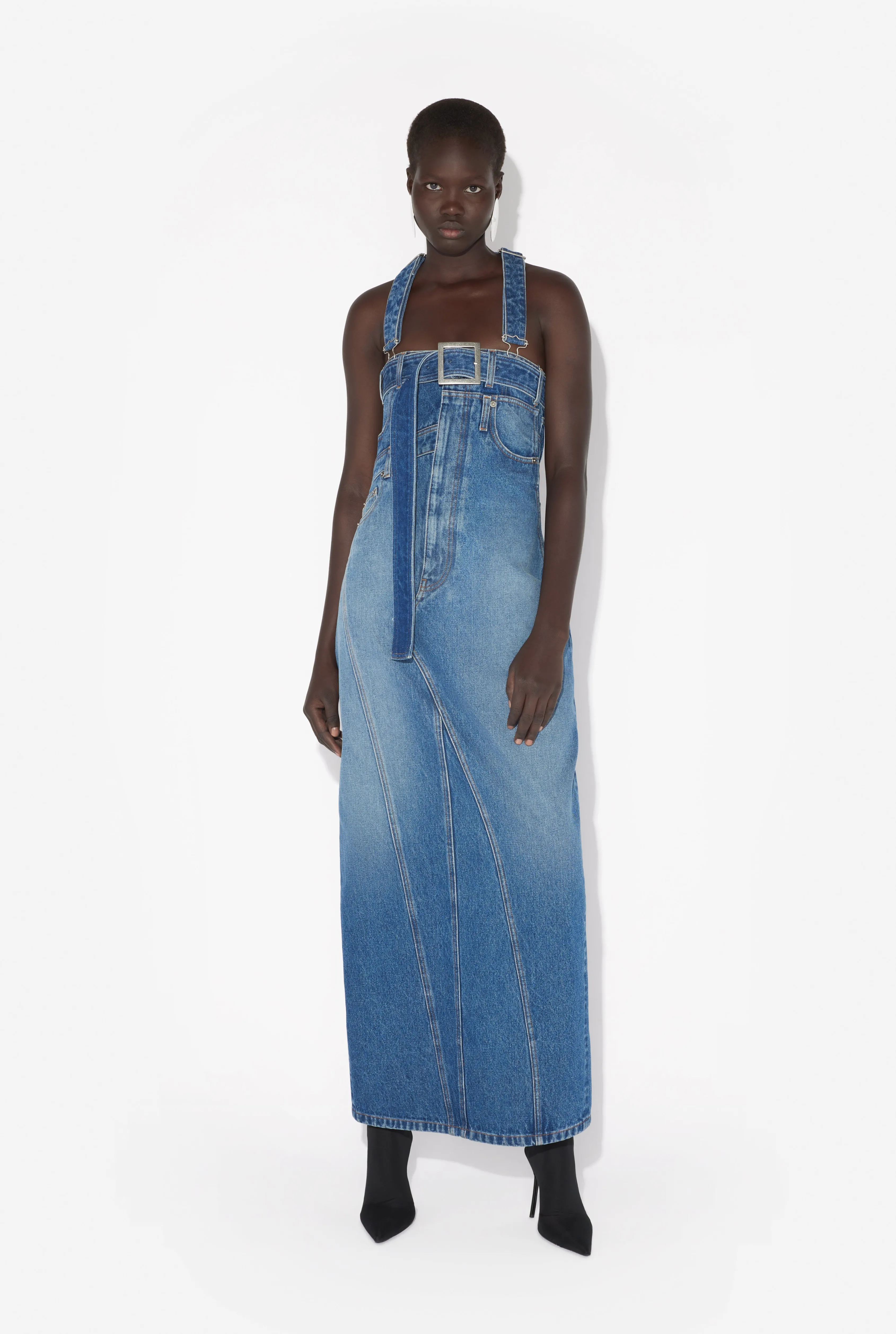 Jean Paul The Denim Overall Dress VintageBlue Cheap