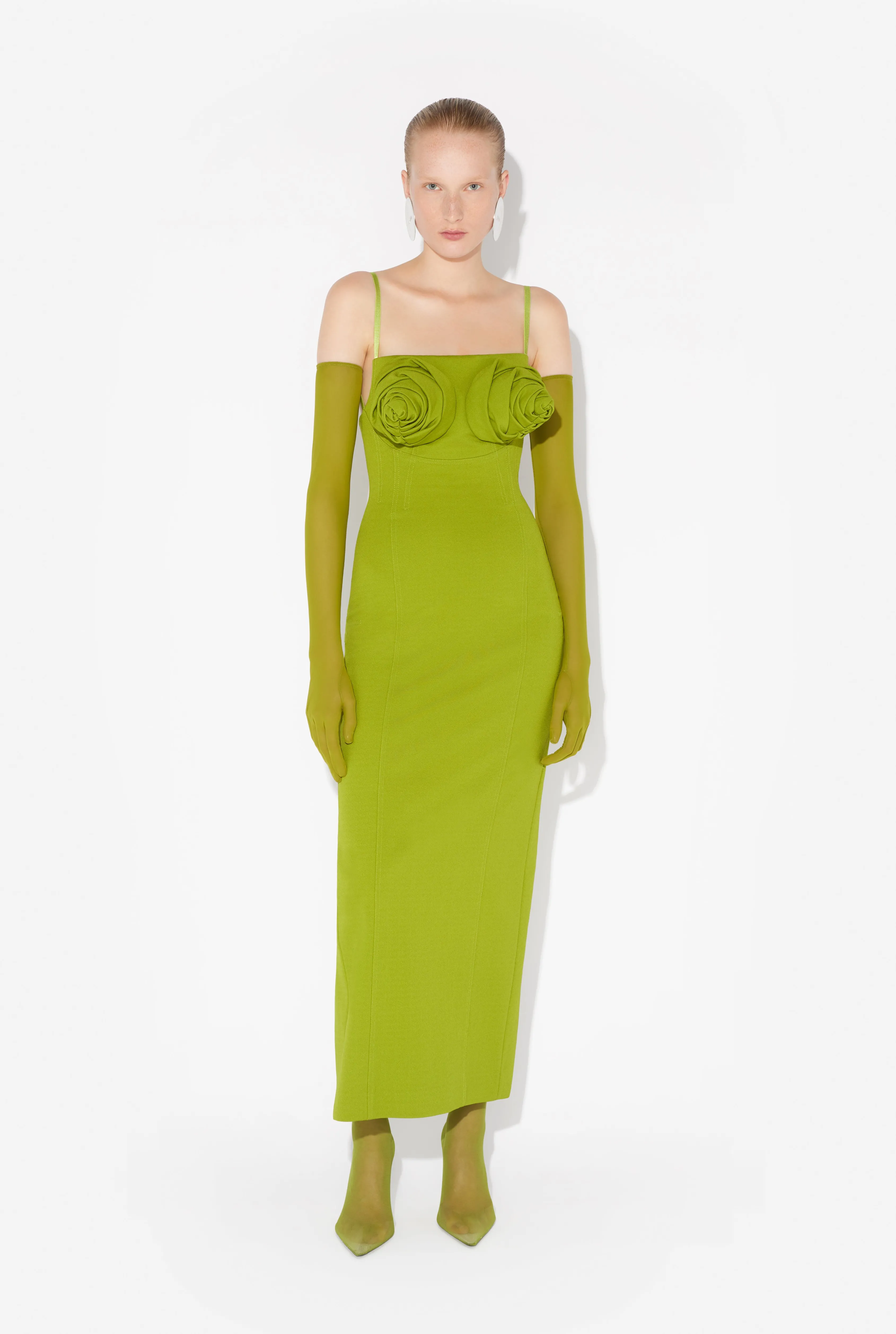 Jean Paul The Green Conical Bra Cup Dress VertAcide Flash Sale