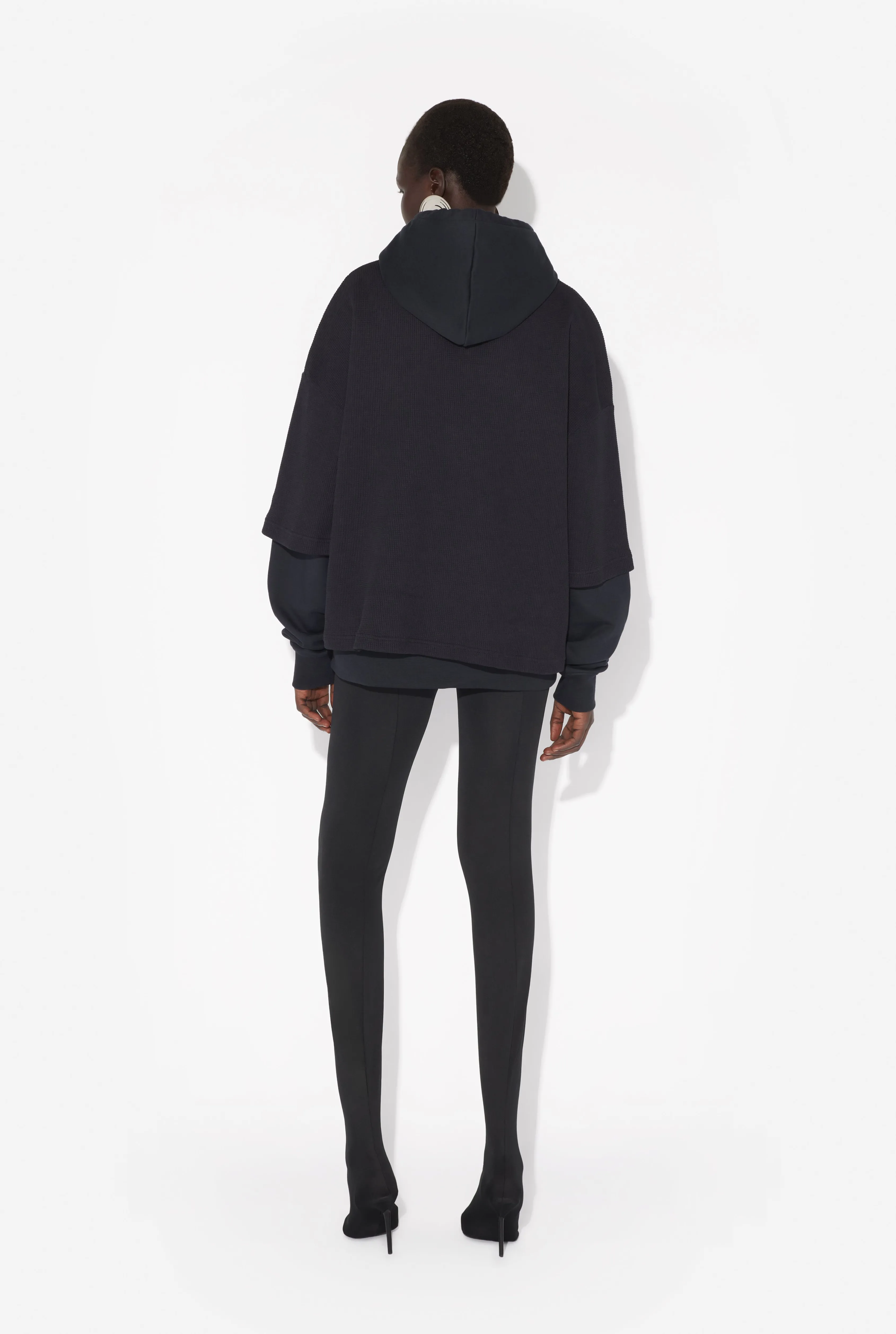 Jean Paul The Oversized JPG Sweatshirt Black Cheap