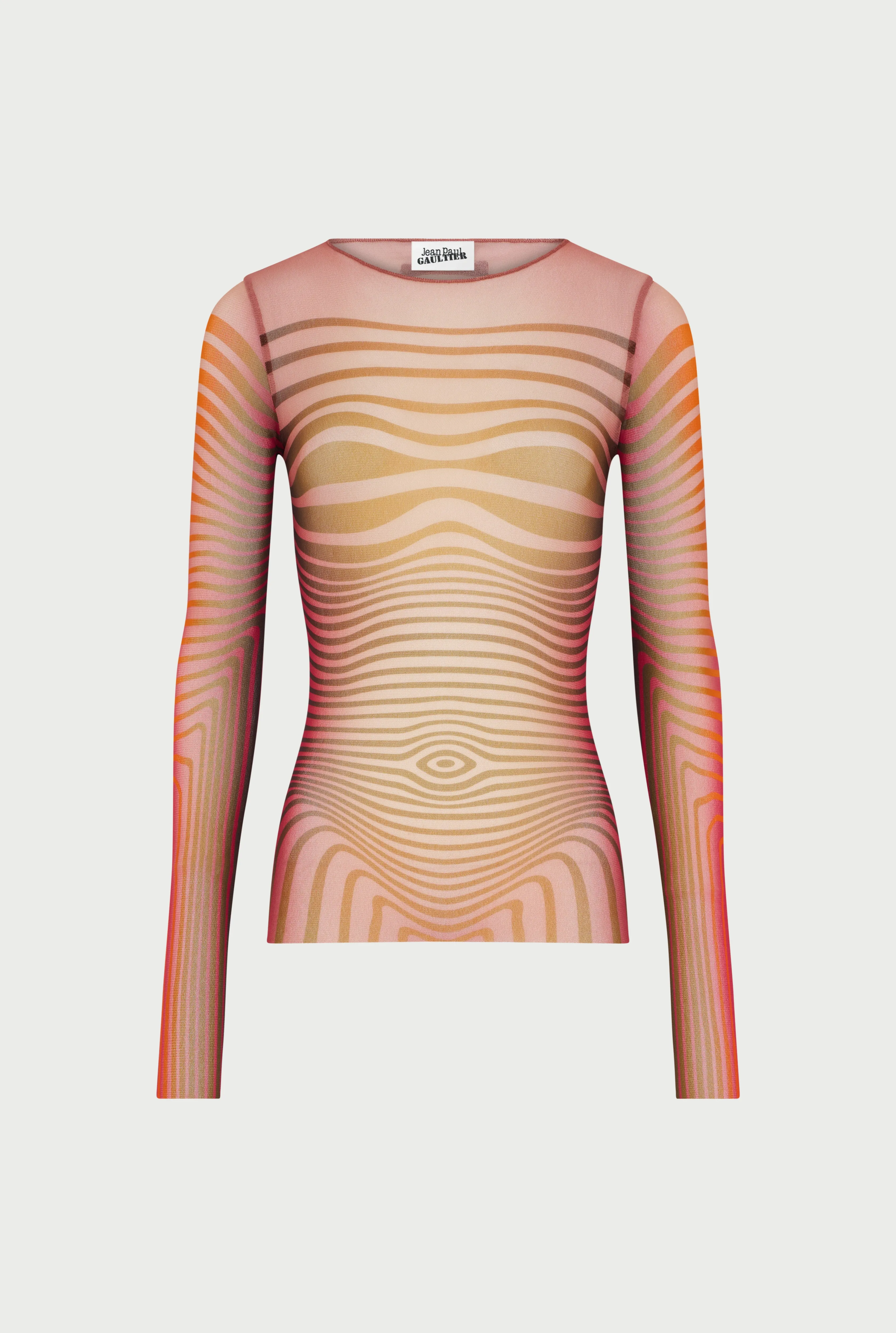 Jean Paul The Red Body Morphing Top Red/Orange Fashion