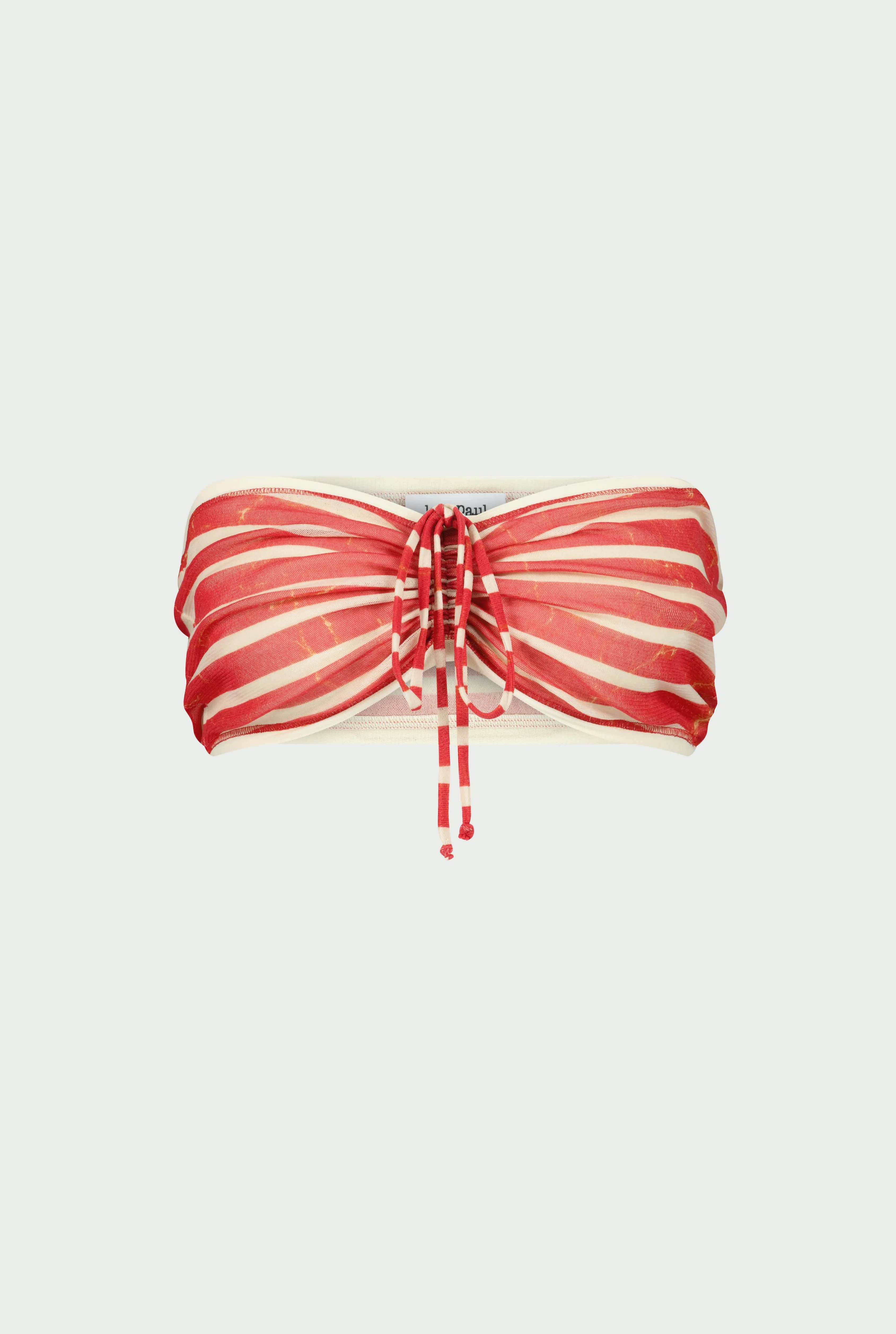 Jean Paul The Red “Crackling” Sailor Bandeau Ecru/Red Shop