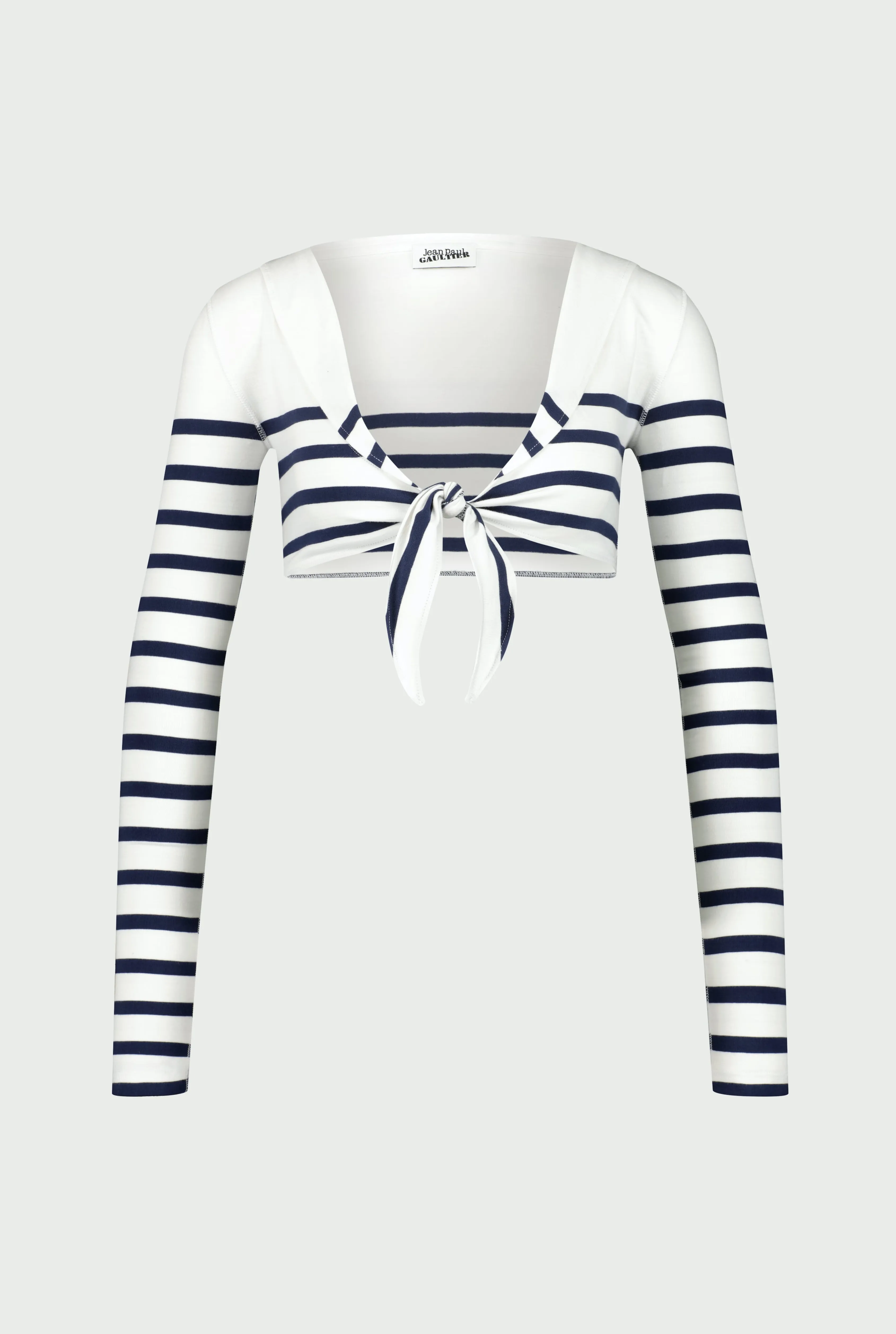 Jean Paul The Sailor Tied Top White/Navy Discount