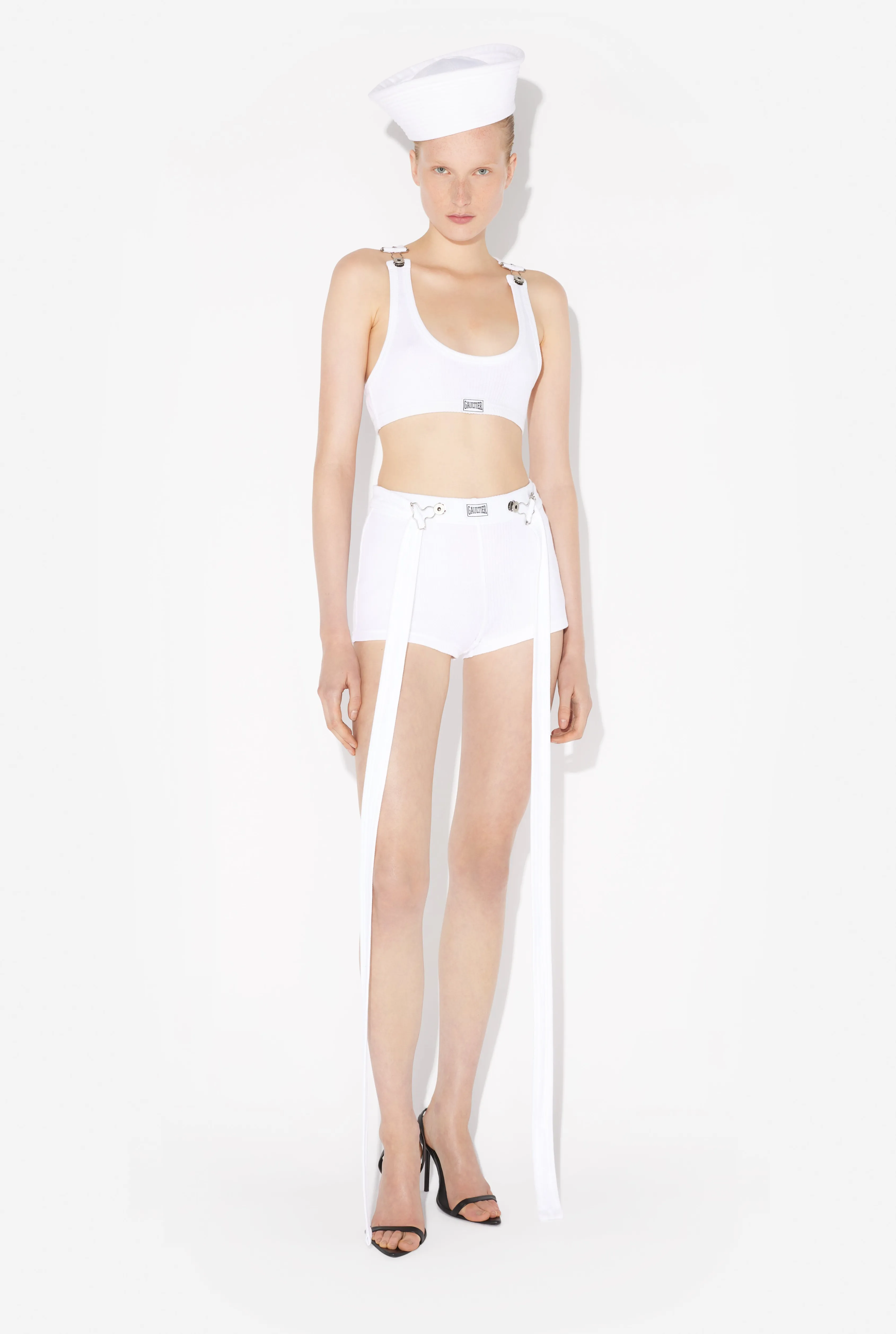 Jean Paul The Patch Shorts White Online