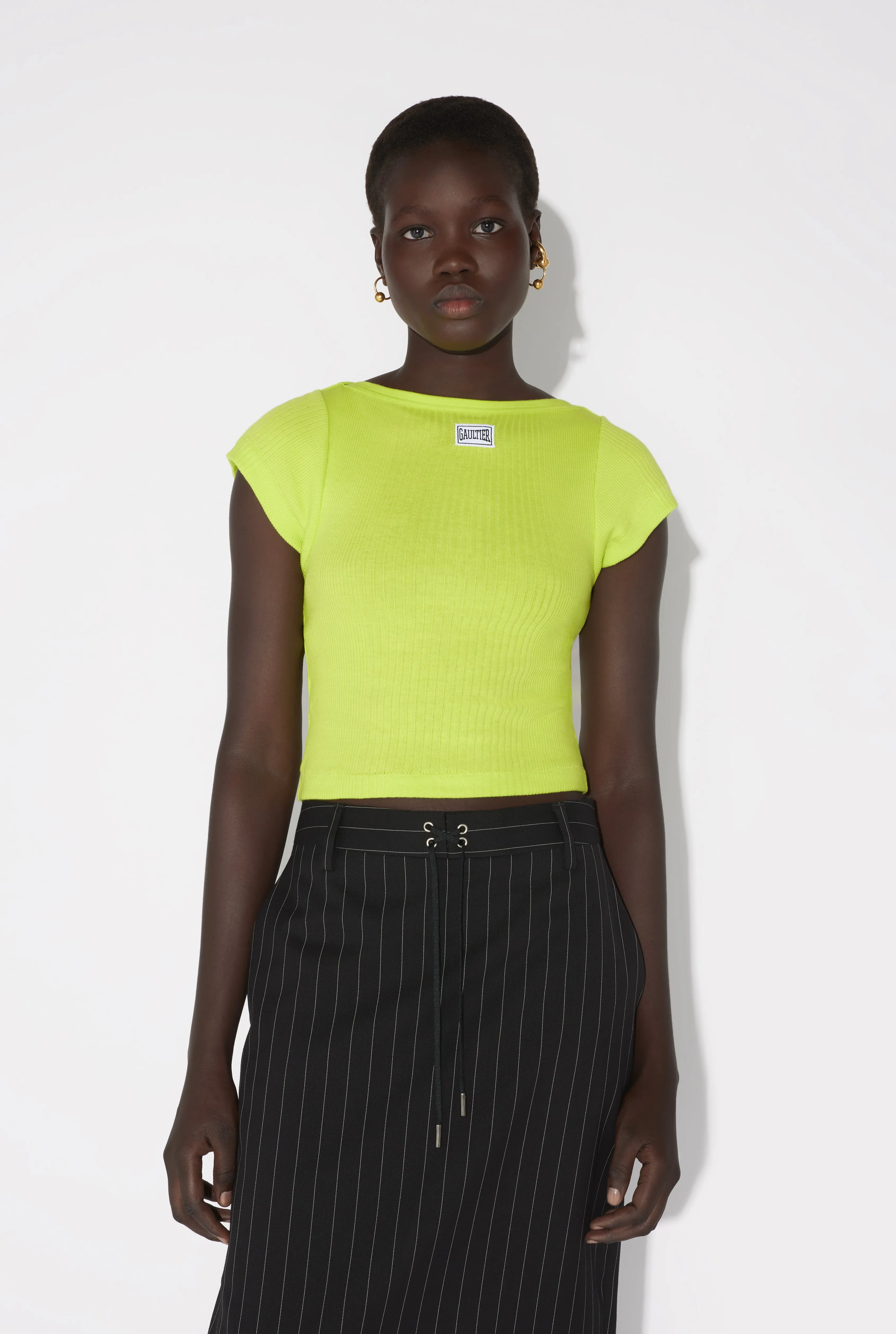 Jean Paul The Yellow Patch T-Shirt Lime Shop